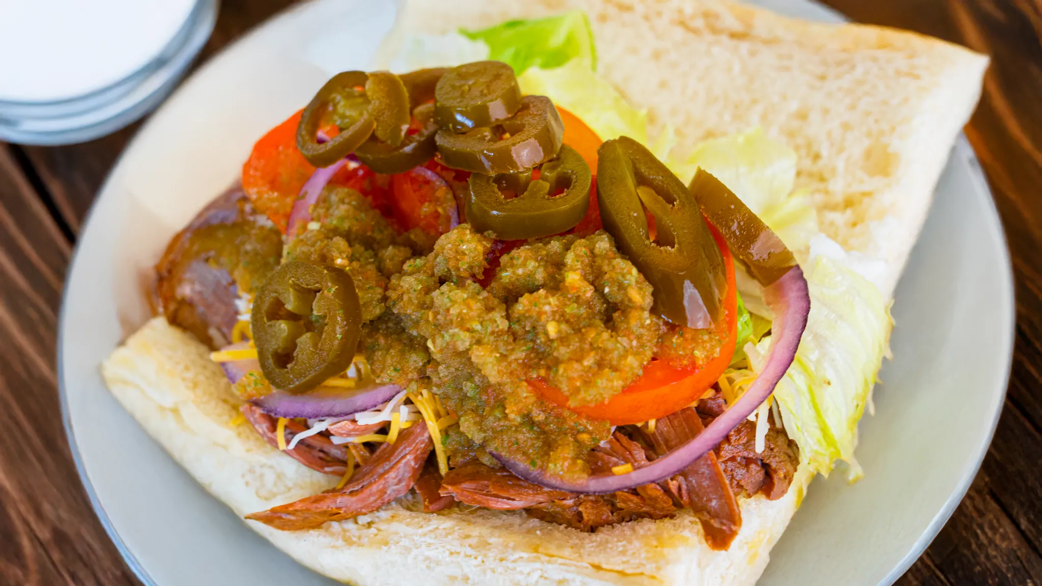 🥪 Deep Pit Style Beef Sandwich