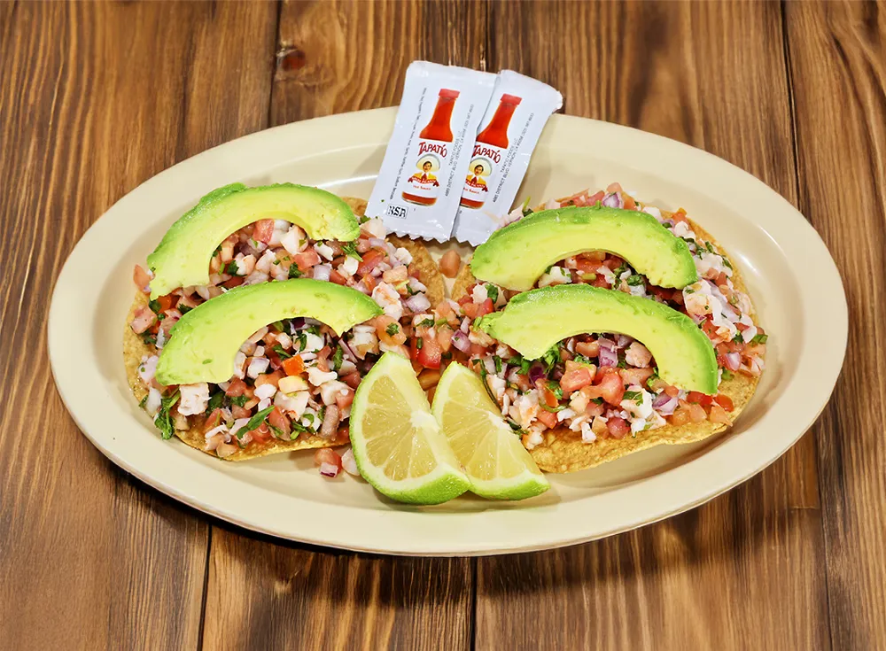 🦐 Tostadas de Ceviche de Camaron