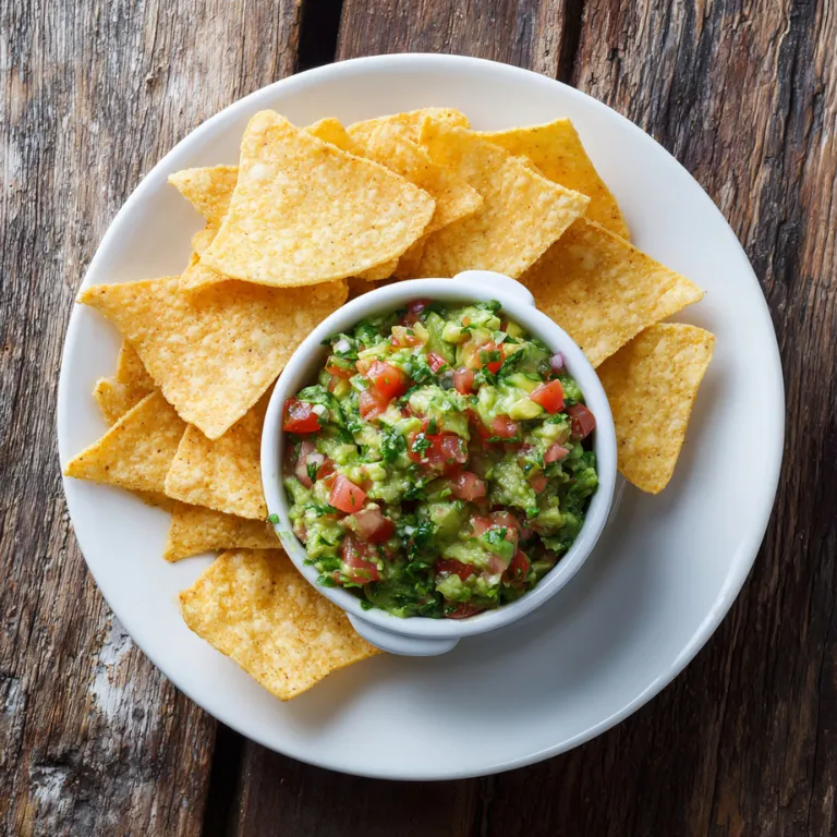 🌽 Corn Tortilla Chips & Guacamole Salsa