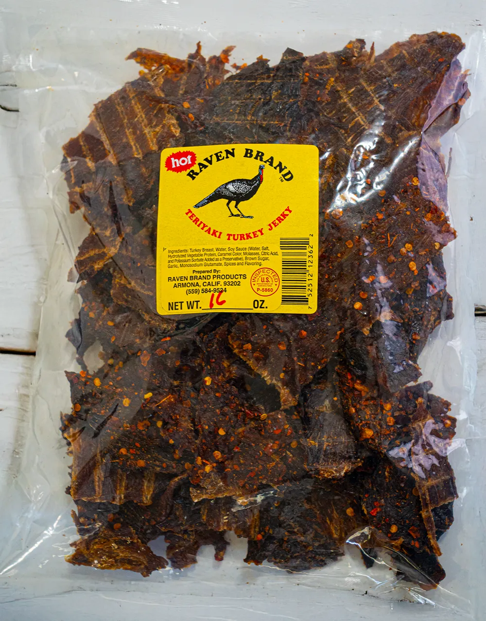 🌶 Hot Turkey Teriyaki Jerky