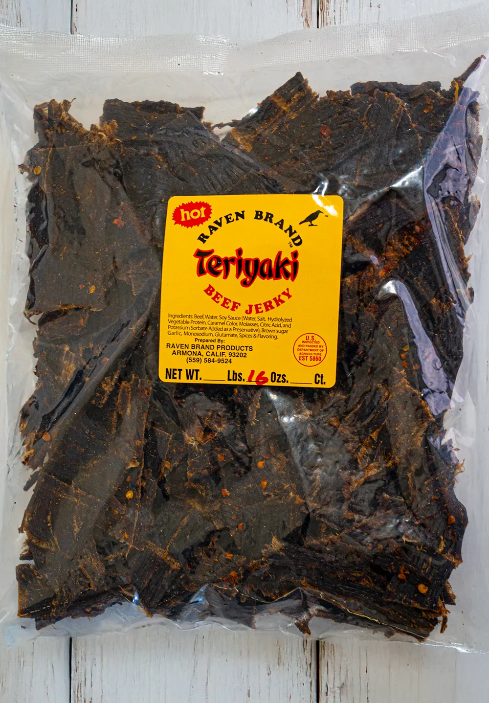 🌶 Hot Teriyaki Beef Jerky
