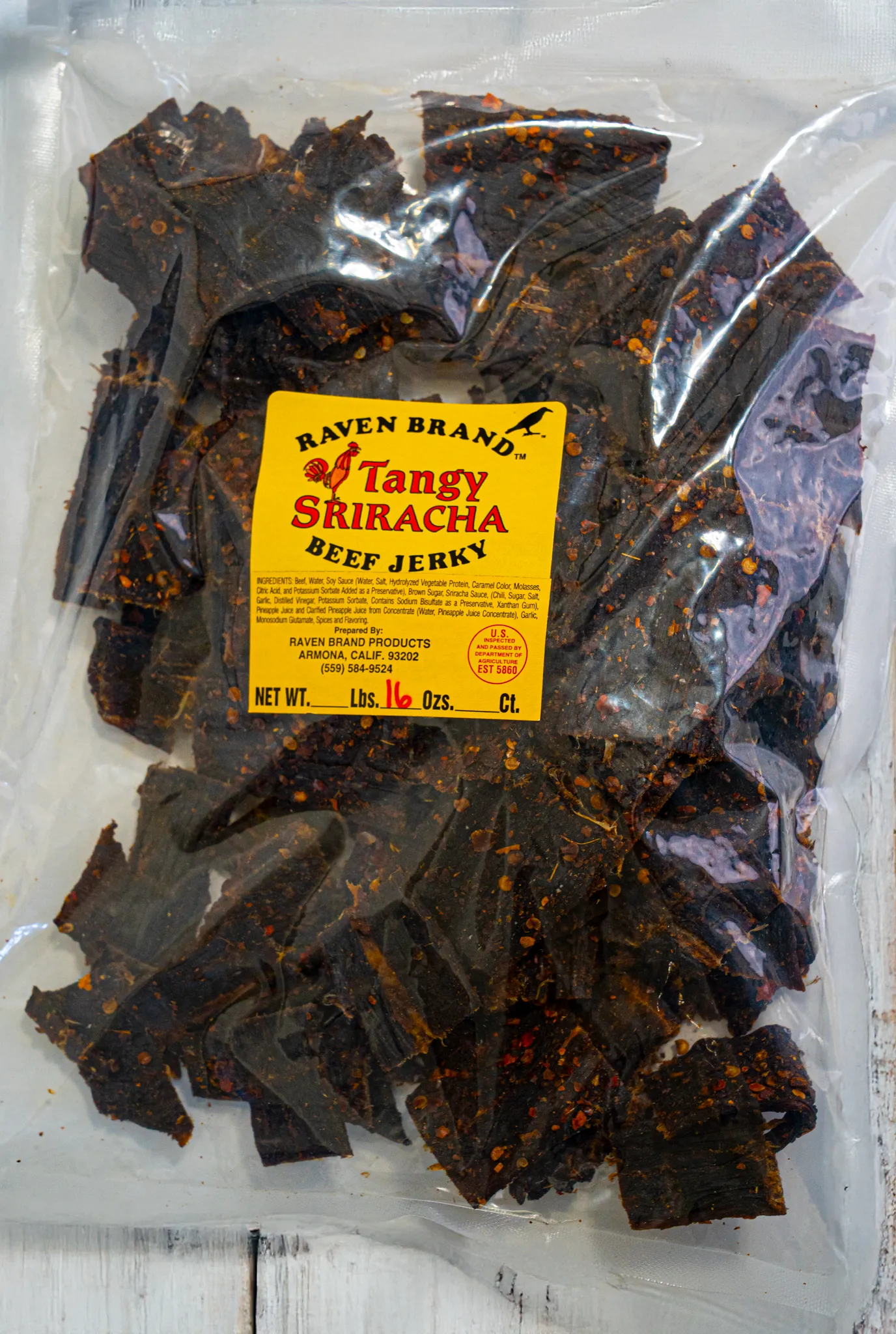 🌶 Tangy Sriracha Beef Jerky