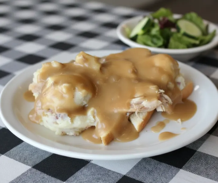 🥪 Open Faced Hot Turkey Sandwich
