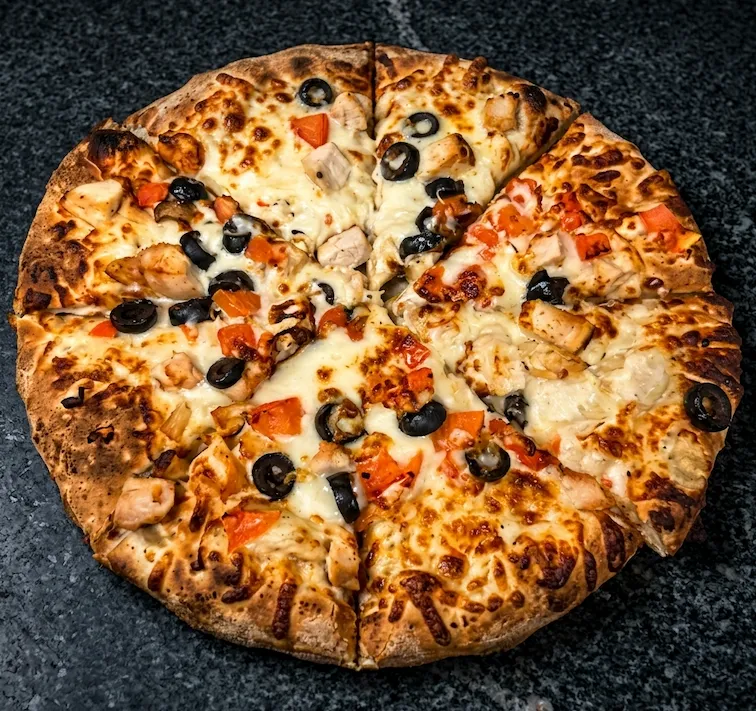 🍕 Roasted Garlic Chicken Pizza