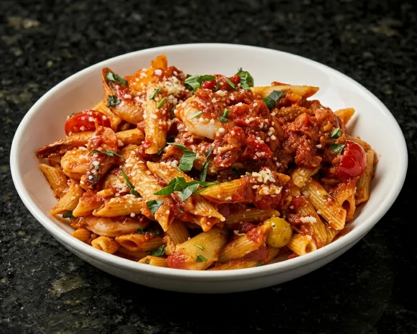 🍝 Spicy Shrimp Arrabiata