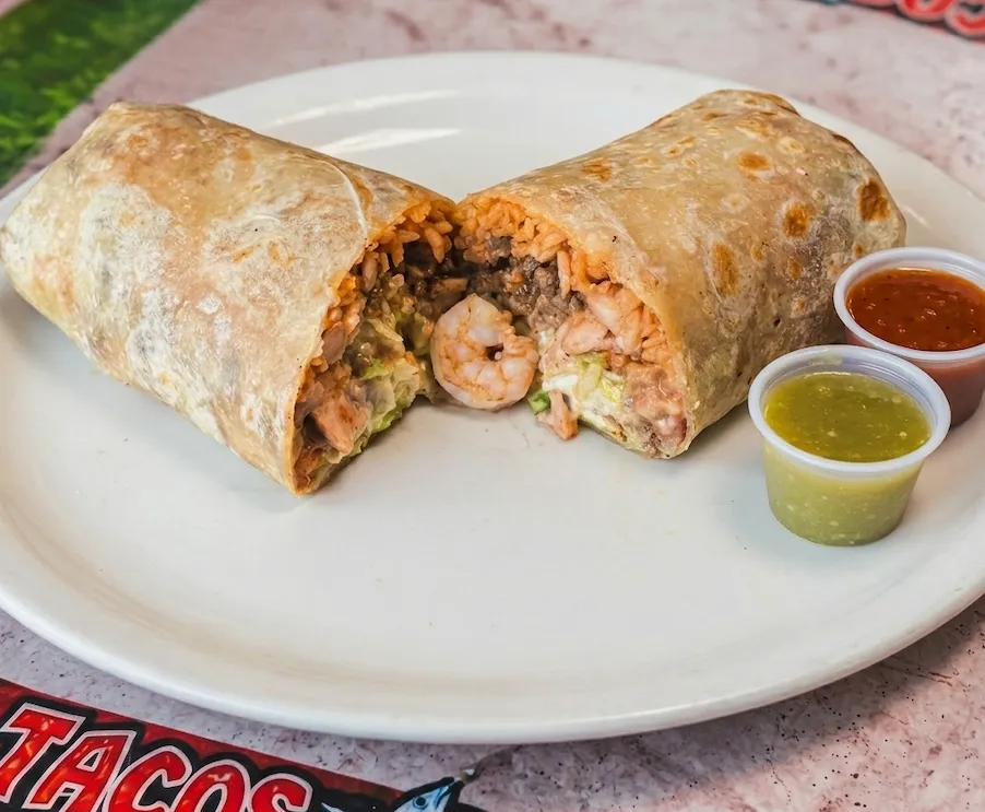 Surf and Turf Burrito