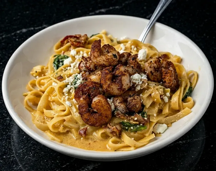 🍝 Shrimp Fettuccine Alfredo