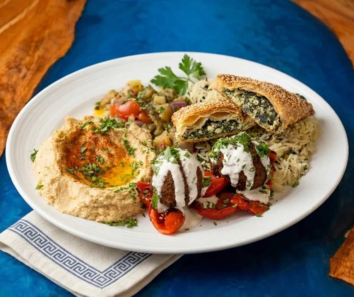 Vegetarian Gyro Plate
