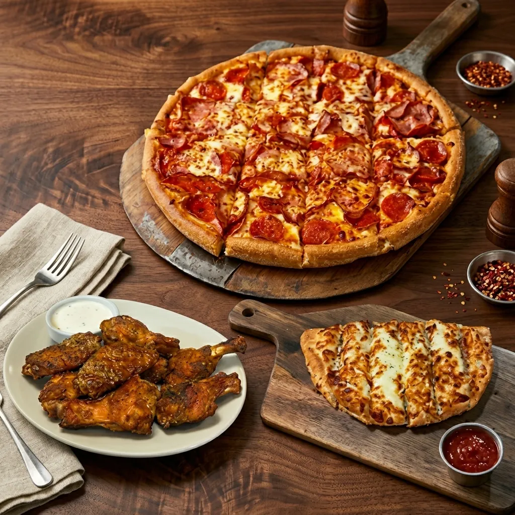 🍕 Extra Large 2 Topping Pizza Family